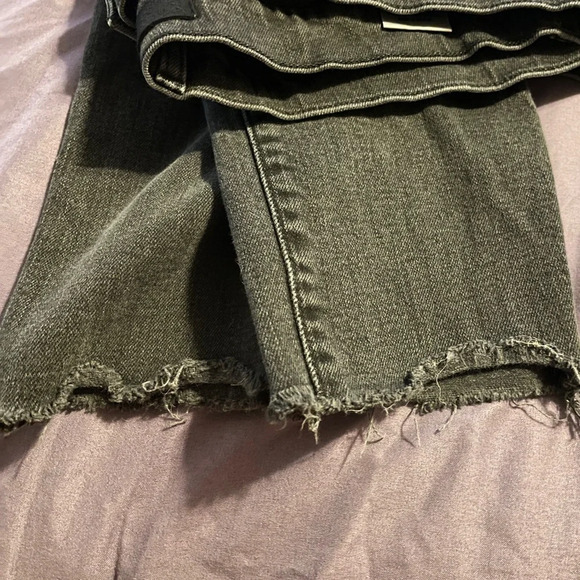 Joes Jeans Vintage Black Raw Hem Straight Leg Denim Jeans 38 Basic Comfy Casual - Picture 10 of 10